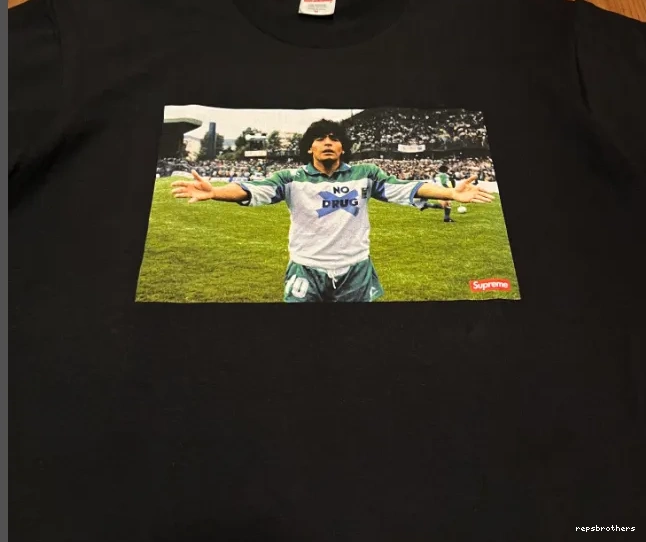 TEE round Maradora character jersey MARADONA tee WEEK1 neck T-shirt short SS24 sleeved 0709